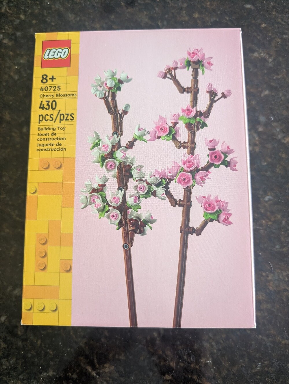 LEGO Cherry Blossoms Set 40725 - Pink Brown Floral Build